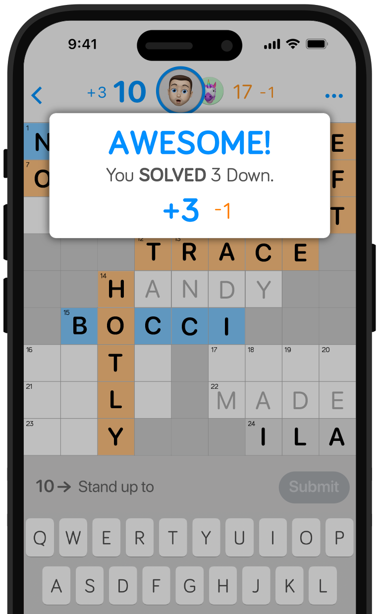 Crossly • Classic Crosswords Friendly Competition